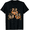 Black, variant on Gothic Bow Pumpkin Fall Graphic T-Shirt for Women, Cotton Short Sleeve