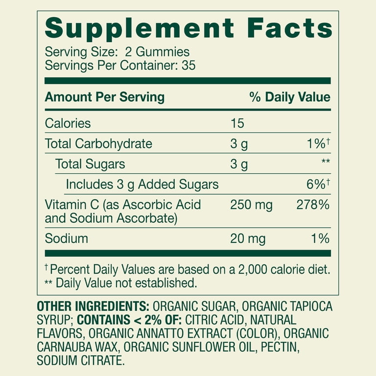 Spring Valley Vitamin C 250 mg Gummies, Orange, 150 Count photo 2