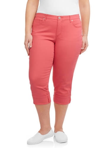 women's capris jeans walmart