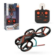 A-Sonic XS69248 Image X-Treme Aero Mini Drone - 4.6 in. RC Stunt Helicopter - 2.4 GHz Long Range Remote Control - Quiet Indoor & Outdoor Toy - Lightweight Durable - Kids & Adult Beginner Pocket Drone