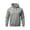 06-Gray, variant on Yutgune Men's Loose Fit Pullover Hoodie, Solid Long Sleeve Hooded Sweatshirt with Side Pockets