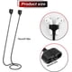 thumbnail image 1 of 3pcs Magnetic Anti-Lost Straps, Sport Earbud Lanyard Cord Soft Silicone Anti-Lost Neck Strap Wireless Earbuds Lanyard Compatible with Airpods Pro/3/2/1 (Black, Red, Green), 1 of 5