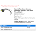 thumbnail image 2 of Mass Air Flow Sensor Connector - Compatible with 2001 - 2006 Mazda Tribute 3.0L V6 2002 2003 2004 2005, 2 of 3