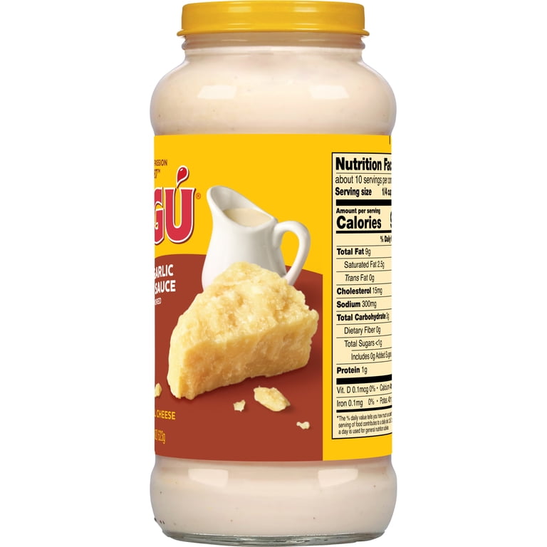 RAGÚ Roasted Garlic Alfredo White Pasta Sauce, 22 oz - Walmart.com