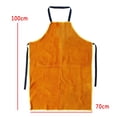 thumbnail image 4 of Welding Welders Protection Cowhide Short Electric Welder Apron Labor, 4 of 5