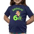 thumbnail image 2 of 6th Birthday Girl 6 Year Old Girl 6th Birthday Unicorn Shirts for Girls Cute Birthday Girl Shirt, 2 of 7