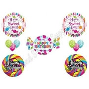 SWEET SHOP CANDY CRUSH 16th Happy Birthday PARTY Balloons Decorations Supplies Candyland SagA