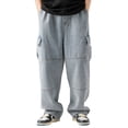 thumbnail image 1 of Men's Double Solid Pocket Jeans - Vintage Washable Workwear, Durable Material, M-XXXL, 1 of 5