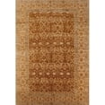 thumbnail image 1 of Ahgly Company Indoor Rectangle Mid-Century Modern Mahogany Brown Oriental Area Rugs, 7' x 9', 1 of 6