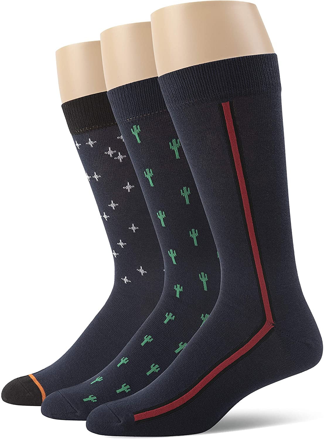 u&i Men's Dress Socks in Supima Cotton 5 Pack Crew Socks for Shoes size 7-12 