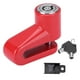 thumbnail image 1 of Candado antirrobo para bicicleta con soporte para candado, candado de seguridad multiusos para freno de disco Rojo, 1 of 9