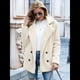 thumbnail image 5 of Abrigos de Invierno para Mujer, de Forro , Piel Sintética, de Oveja, Chaquetas Extragrandes y Modernas, Ropa de Abrigo Cálida Como la Leche 5XL, 5 of 9