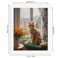 thumbnail image 2 of Paint by Numbers Kit for Adults, Calm Cat Window View Decor Paint by Numbers, Easy Paint by Numbers Kit for Adults Beginner, DIY Adult Paint by Number Kits on Canvas, Home Decor, 2 of 7