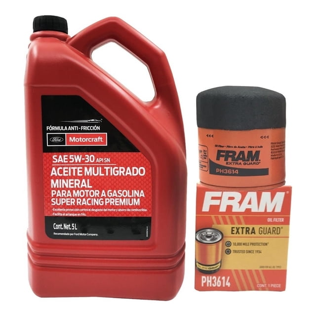 Kit para Cambio de Aceite Mineral Neon 1994 al 2006 2.0L Motorcraft Neon 2.0L 1994 al 2006