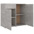 thumbnail image 3 of vidaXL Sideboard Concrete Grey 80x36x75 cm Engineered Wood, 3 of 5
