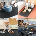 thumbnail image 6 of Sparklane - Dish Drying Mat for Kitchen Counter, Collapsible Trifold Large Dish Drainer Mat, Silicone Drying Mat with Hook, 24x16In Non-Slip Silicone Sink Mat, Easy to Clean, Black, 6 of 12