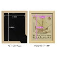 thumbnail image 4 of Antique Ship Plan I -Framed Print w/glass-Natural Wood, 4 of 7