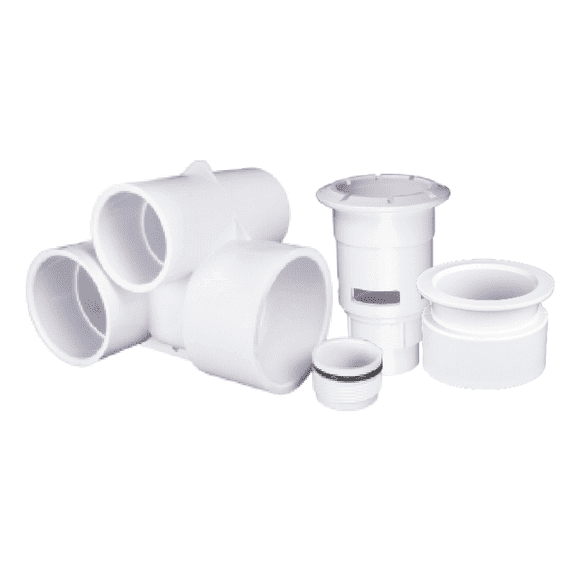 CMP 25580-090-000 Spa Master 4" Gunite Jet Body Assembly with Niche