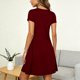 thumbnail image 3 of Vestido Largo de Manga Larga para las Mujeres Color Sólido Camisa de Noche de Ternera, Suelto Vestido de Sueño Casual para el Salón de Casa, 3 of 7