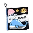 thumbnail image 1 of Baby Soft Cloth Crinkle Book, Polyester Fiber, Squeaky, High Contrast Patterns, Educational, Portable, Fit 0-6 Months Kids, 1 of 3