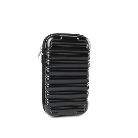 iFLY Hardside Travel Case Organizer for Small Electronics and Accessories