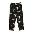 thumbnail image 4 of Bingfone Pajamas For Women,Cow Skulls Pajama Pants With Pockets-X-Large, 4 of 9