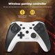 thumbnail image 5 of Controlador de juegos Gamepad inalámbrico de 500 mAh para computadora Switch/PC (blanco lechoso), 5 of 6