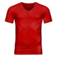 thumbnail image 4 of Playeras Oversize Para Hombre, Camiseta De Manga Corta Con Cuello En V Y Músculos Para Fitness, Informal, De Moda, De Secado Rápido, Transpirable Y Que Absorbe El Sudor., 4 of 4