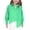 Green, variant on Ruyang Girls Smocked Cuff Blouse Top Irregular Hem Button Down Shirts Spring Long Sleeve Lapel Neck Trendy School Shirt