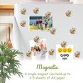 thumbnail image 3 of Strong Refrigerator Magnet Fridge Sticker, Gorgeous Butterfly - Dog Harmony 12Pcs Beautiful Photo Decorative Magnet Set, Small Round Crystal Glass Craftwork for Refrigerator Decor, 3 of 4