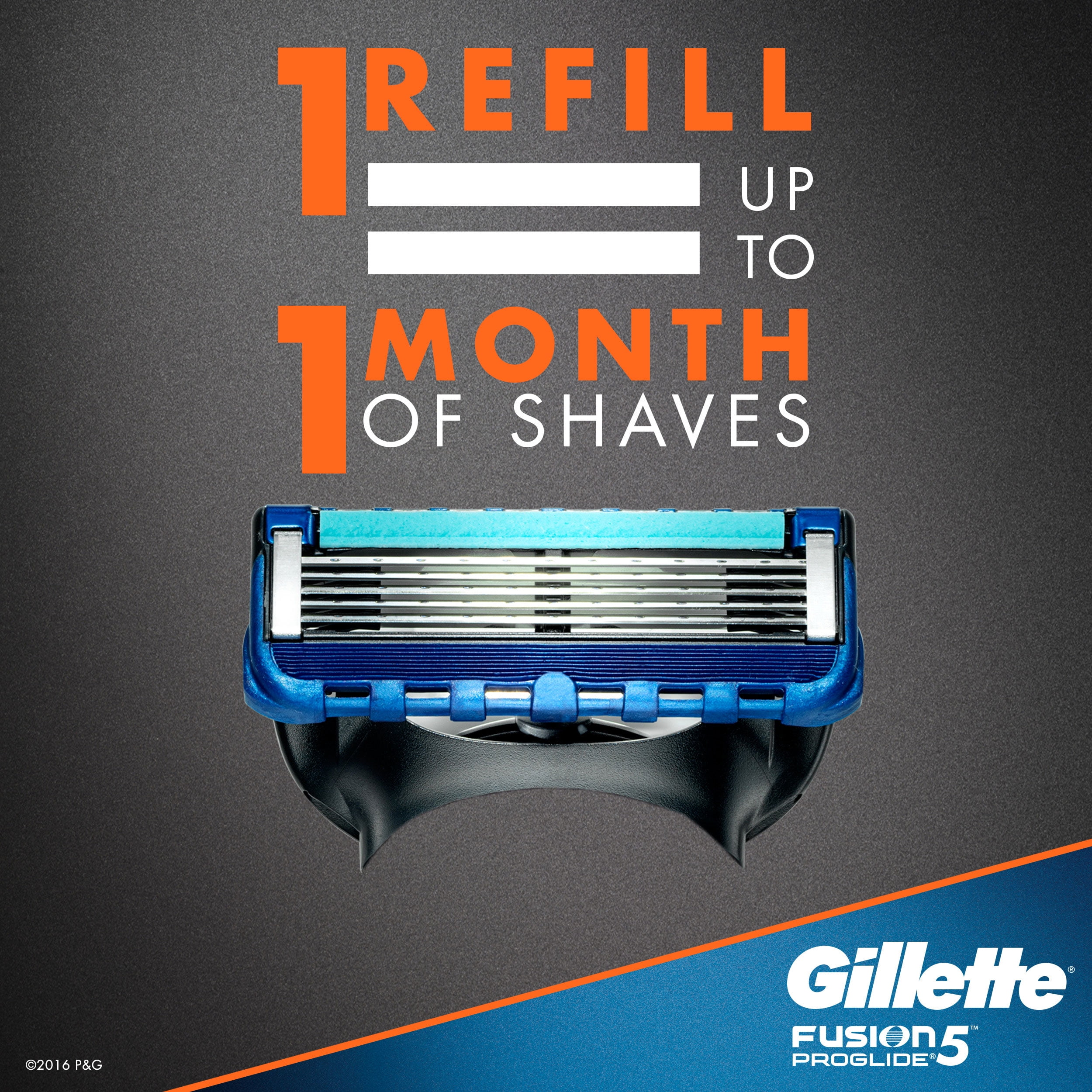 Gillette Fusion5 ProGlide Men's Razor Blades - 12 Refills