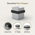 thumbnail image 2 of Mega Handles | Square Door Stopper | 1.5 inches | Polished Chrome, 2 of 5
