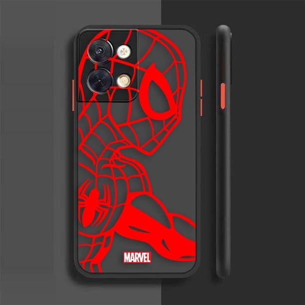 Funda De Teléfono Celular Mate A Prueba De Golpes Spiderman Marvel Charactor Hero Para OPPO Reno Z 2 3 4 5 F SE Pro 5G 5 Plus 6 7 8 4G 5G 5G