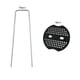 thumbnail image 1 of Pasador de césped en forma de U de metal para jardín, tierra de grapas, clavija de césped artificial, kit de uñas de fijación para paisaje 50 Piezas sidaley HA003961-00, 1 of 5