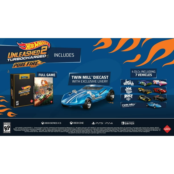 Hot Wheels Unleashed 2: Turbocharged Pure Fire Edition with Cars