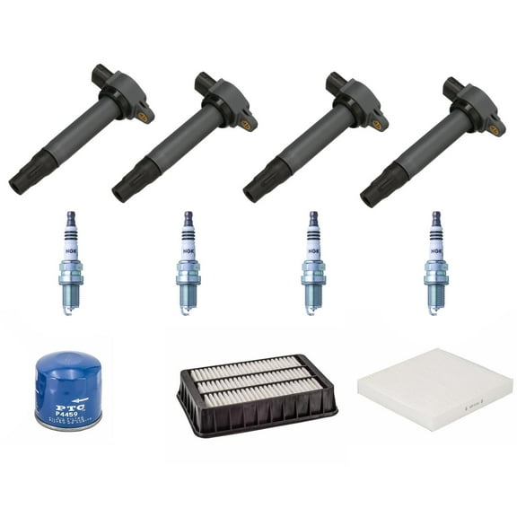 Direct Ignition Coils Spark Plugs Filters Tune Up Fits 08-12 Mit Oultlander 2.4L