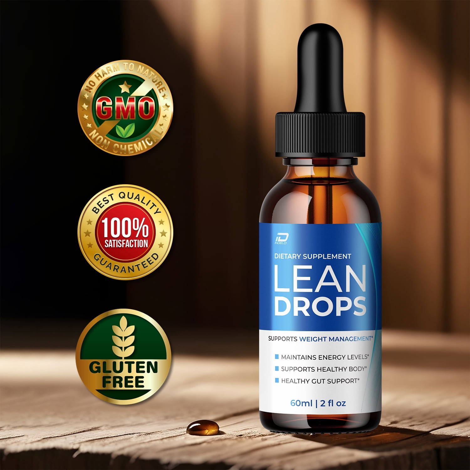 Lean Drops – LeanDrops Extra Strength All Natural Healthy Organic Support, 3 Pack, 3 Month Supply