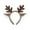 Brown, variant on Christmas Headband for Adults & Kids, Soft Plush Deer Ears Headband, Home Holiday Party Cosplay Hair Accessory, Comfortable Lightweight Fabric Headwear