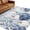 Hazy Blue, variant on Small Round Rug 3Ft, Thanksgiving Pumpkins Non-Slip Washable Circle Rugs Carpet, Fall Blue Eucalyptus Pastoral Floral Indoor Outdoor Rug Floor Mats Throw Runner for Bedroom Living Room Bathroom