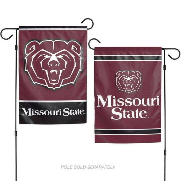 Missouri State Bears 12.5” x 18" Double Sided Yard and Garden College Banner Flag Is Printed in the USA