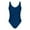 Blue, variant on Odeerbi Swimsuit Women One Piece Swimsuits Wrinkled Cloth Wave Fluorescent Color 2025 Fashion 0live Drab