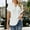 A_White, variant on XPMWRP Summer Tops for Women Trendy Short Sleeve Cotton Linen Shirt Casual Button V Neck Tunic Blouses Outfit Red XXXXL