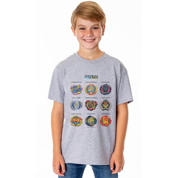 Beyblade Burst TV Show Series Boys' Battle Beyblades Crewneck T-Shirt