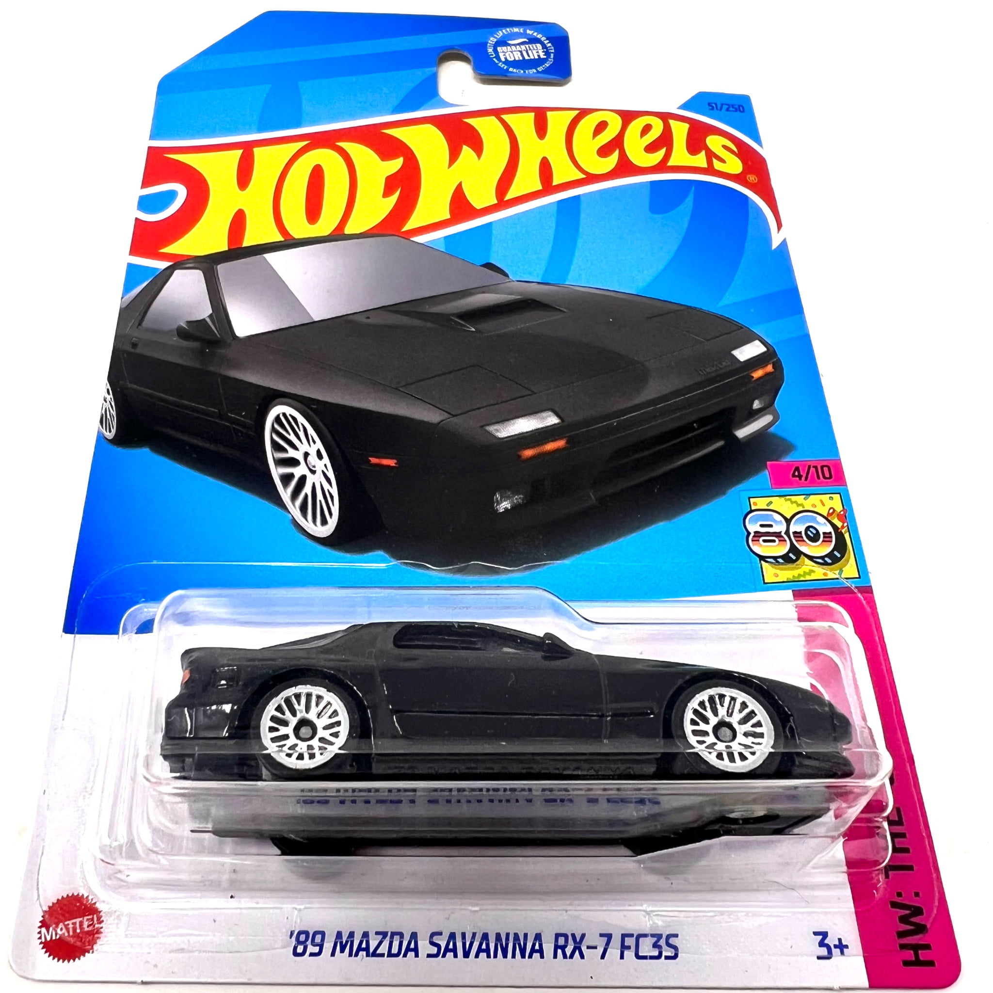 Hot Wheels 80's 89 Car Truck Play Vehicles Mazda Savanna Rx-7 FC3s