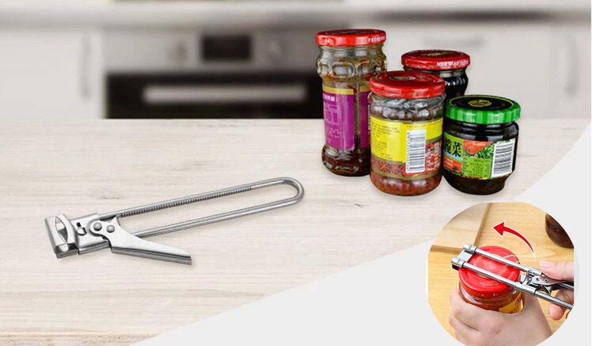 Adjustable Stainless Steel Can Opener For 1 To 5 Inch Lids Kitchen Tool
