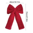 thumbnail image 3 of WEGFTDUOP Christmas Decoration Bow - Christmas Tree Wreath And Outdoor Decoration - Door Decoration - Christmas Plushs Bow - Party Atmospheres Decoration Props Holiday Products, 3 of 6