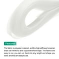 thumbnail image 4 of Uxcell 50 Yards Stiff Horsehair Braid 0.59" Wide Polyester Boning Sewing Wedding Dress Dance Light White, 4 of 6