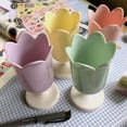 thumbnail image 4 of INS Students Stationery Plastic Makeup Brush Holder Storage Bucket Pen Holder Storage Tank Cup YELLOW, 4 of 8