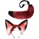 thumbnail image 2 of Y conjunto de diadema de cosplay de anime, banda para el cabello, accesorios para el cabello, pinza para el cabello para Rojo A, 2 of 9