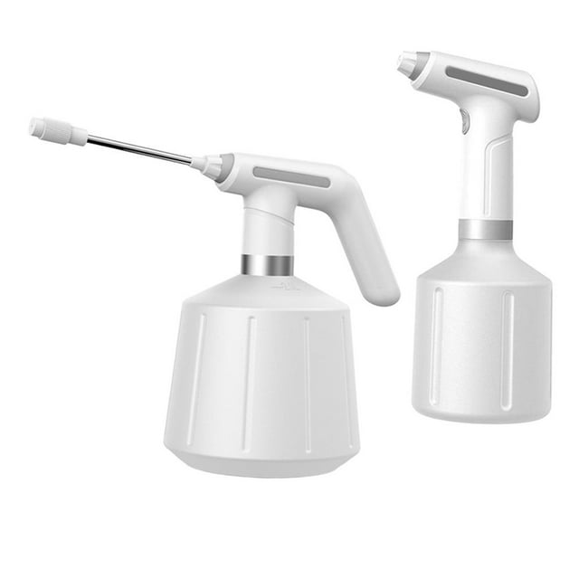 Planta Eléctrica Botella De Spray Riego Automático Nebulizador USB Herramienta De Jardín Blanco+Botella De Pulverizador De Presión De Bomba De Mano Para Desinfectante De Desinfección De CUTICAT none